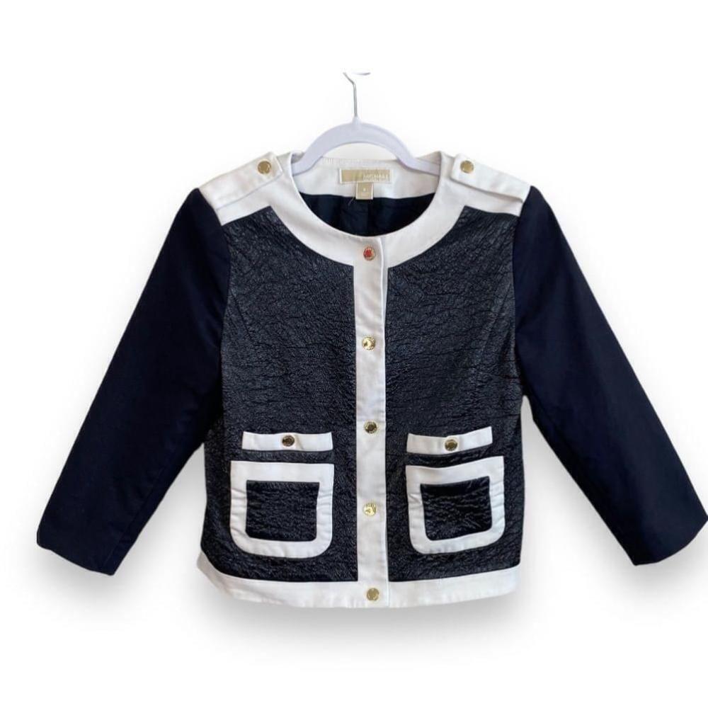 Michael Kors - Navy/White Crop Blazer - 6 - china - Picture 2 of 9